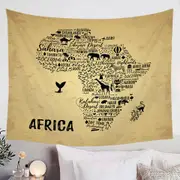 Africa Features The African Continent Tapestry