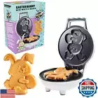 Easter Bunny Mini Waffle Maker - Make Holiday Breakfast Special for Kids and