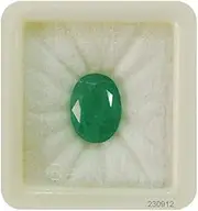 [JAGDAMBA GEMS] 6.25 Carat Natural Certified Emerald Panna Green Loose Gemstone, Natural Emerald Panna Loose Gemstone, Emerald, Natural Emerald Panna Loose Gemstone, Emerald, Natural Emerald Panna Loose