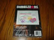 Dimensions Craft Kit - "Brush Your Teeth" Stamped Cross Stitch - #6647 - SEALED