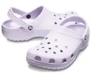 Crocs x Justin Bieber Classic Clog M7 with Lavender Classic Clog Socks W9