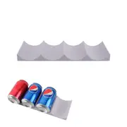 Wine Fridge Organiser Beer Stacking Bottle Rack Kitchen Space Saving Can Holder