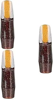 ibasenice 3pcs Musical Instrument Saxophone Sax Alto Saxophone Head Enhance Your Sound Flute Head