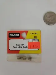 Du-Bro RC Airplane Parts 5/32 ID Fuel Line Barb 814