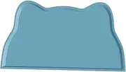 Fonowx Cat Food Mat Pet Placemat Pet Feeding Mat Dog Water Bowl Tray for Food and Water, Light Blue