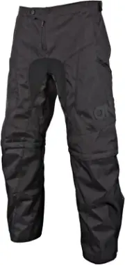 Outdoor-Ready Black Apocalypse Pants 28 - Zip-Off to Shorts for Versatility