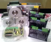 Cnc 3 axis NEMA34 3.5N.m Stepper Micro step motor Drive PC Control Kit for Mach3