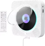 Qoosea Portable CD Player with Bluetooth Wall Mountable CD Music Player Home Aud