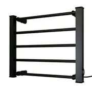 Pronti EV-90 90W Electric Heated Wall Mounted Towel Rack (Black)