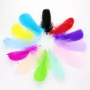 10 pcs small Natural goose feathers Quality 5-10cm jewelry decoration #714