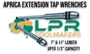 Extension Wrenches 7" & 11" - Replaceable Jaws - 5/32" - 1/2" Capacity