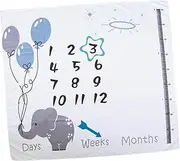 SWOOMEY 1Set Growth Blanket Photo Prop with Frame Arrow Newborn Photography Blanket Multi Purpose Stroller Cover Nursing Mat Shower Present