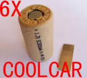 6 Battery Sub C For Festool Black Decker 3.0Ah NiMH OZ Seller