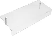 HEATSHAKING Wall Hanging Bookshelf Book Shelf Floating Bookshelf Wall Decoration Storage Rack Floating Shelf No Drill Shelf Floating No Drill Floating Shelf Hanging Shelves Transparent Acrylic
