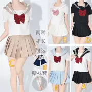 1/6 Female Girl School Uniform Sailor Suit JK Clothes F 12"JIAOU TBLeague Figure