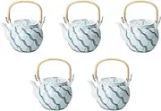 Set of 5, Kyoami No. 6 Earthenware Pot, 5.1 x 4.5 inches (13 x 11.5 cm), 1000cc | Arita Ware Potted Pot, Setomonohonpo