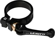YARNOW Bike Seat Post Clamp for Folding Lightweight Aluminum Alloy Seatpost Collar Compatible Easy to Install Securely Locks Without Damage