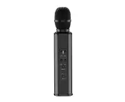 Wireless Karaoke Microphone Portable Bluetooth Speaker-Black