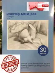 A4 Drawing Paper Art Artist Sketchbook Sketch Pad Journal Painting Pastels Draw