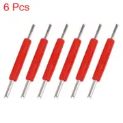 6pcs Dual Head Tire Tyre Valve Stem Core Remover Repair Tool for Car RV Truck (for: Honda)
