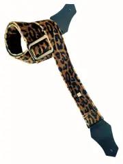 Get'm Get'm Dark Leopard | Prince signature 65" x 2" velvet strap