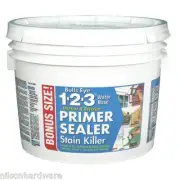 (1)-2.5 Gal Zinsser Bulls Eye 1-2-3 Latex Inter/Exter Stain Blocking Primer02025