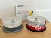 Sony & Imation Blank CD-R Blank Media Recordable Data Disc & Memorex CD Sleeves
