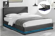 Shangri-La LED Gas Lift Bed Frame (Black)