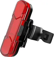 PAMINGONO 1Set USB Rechargeable Bike Tail Light Adjustable Powerful Rear Light for Cycling Design Compact Portable Safety Warning Light for Bikes Easy Tool Installation