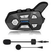 Helmet Headset Motorcycle Bluetooth Intercom Talk Same Time Universal Pair