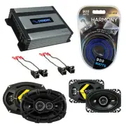 Fits Chevy Corsica 1991-1996 Speaker Upgrade Kicker DSC46 DSC693 & HA-A400.4 Amp