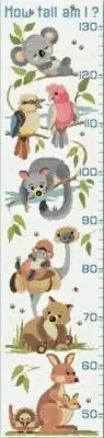 Little Aussie Grow Chart counted cross stitch by Fiona Jude, chart only FJ1098
