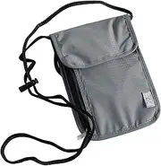 [Genérico] Travel Wallet - Blocking Pouch, Waterproof Nylon Faraday Protection Pouch | Anti-magnetic Faraday Storage Wallet Case, Anti-theft Blocking Pouch, Grey, Consulte la descripción, See