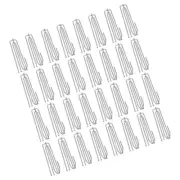 30pcs Curtain Pleater Hooks Stainless Steel Drapery Hook Pins Pleated Drapes 4