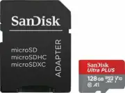 SanDisk Ultra Plus 128GB microSDXC UHS-I Memory Card - SD-SQUB3-128G-ANCIA