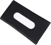 Vaguelly Box Tissue Dispenser Pu Leather Napkin Container Napkin Holder for Car Tissue Case for Car Napkin Container Organizer Paper Backseat Tissue Case Holder Shade Sun Visor