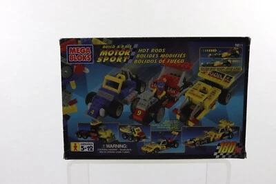 Mega Bloks Build & Race Motor Sport HOT RODS 9811 NIP