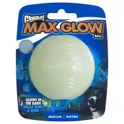 Chuckit Max Glow Ball Dog Toy Medium 2.5” inch 1Pack Fetch Bouncing Chew Toy