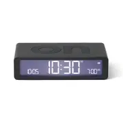 Lexon Flip Classic Reversible Alarm Clock - Grey