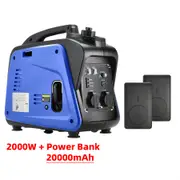 GENTRAX 2.0KW Inverter Generator + 20000mAh Power Bank