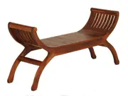 CT Maeve Solid Timber Double Seater Bench
