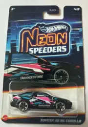 HOT WHEELS Toyota AE-86 Corolla Neon Speeders 4/8 black