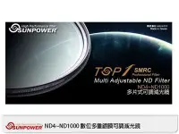 在飛比找Yahoo!奇摩拍賣優惠-【攝界】公司貨 SUNPOWER TOP1 ND4-ND10