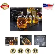 High Transparency Glass Stormtrooper Decanter Set with 2 Whiskey Glasses - 750ml