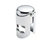 4pcs stainless steel champagne stopper, sparkling wine stopper, sealed stopper, fresh-keeping double earplugs, wine mouth