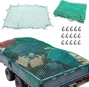 LYSAIMG Trailer Cargo Net, Truck Bed Net, Truck Trailer Mesh Cover, Mesh Organizer for Pickup Trunk Bed, Suitable for Daily Light Loads of Trucks, Pickup, Snowmobile (98.4"x137.8")