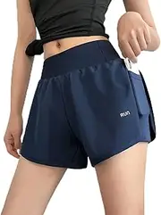 VCODWCSJO Yoga Shorts for Women Summer Fitness Shorts Biker Workout Running Sports Shorts Quick Drying Sportwear With Pocket Breathable