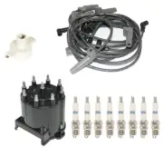 ACDelco Ignition Kit Distributor Rotor Cap Wire & Spark Plugs for Chevy V3500 V8