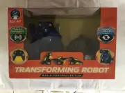 Black Series Radio Controlled Car that Transforms into a Robot (New)
