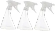 3pcs 370ml Hand-Pressed Transparent Mini Spray Bottle Spray Water Bottle Clear Plastic containers Mini containers Travel Spray Bottle Portable Spray Bottle Water Spray Bottle face/2078